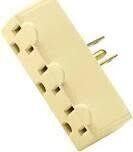 Eaton BP1147V Ivory Triple Tap