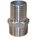 Merrill Mfg Stainless Steel Male Adaptor, 1-1/2&quot;