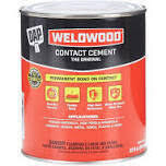 WeldWood 00272 Contact Cement, 1-Qt