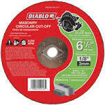 Diablo DBD065125L01C  Masonry Cut-Off Disc, 6-1/2&quot; X 1/8&quot; X 5/8&quot;