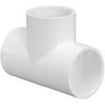 LASCO 401007BC PVC Sch40 Tee, 3/4&quot;