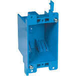 Carlon B114R Old Work PVC 1-Gang Electrical Box, Clamp Mounting