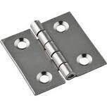 National Hardware N211-013 Satin Nckl Hinges, 1&quot;X1&quot;