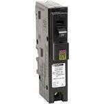 Square D HOM120PDFC Homeline CAFCI/GFCI Circuit Breaker, 20A 1-Pole