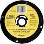 Zareba FW-00018D Aluminum Electric Fence Wire, 17Ga X 250Ft