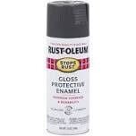 Rustoleum Stops Rust 7784830 Charcoal Gray Spray Paint, 12oz (Ironcraft Gray)