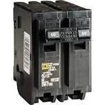 Square D Homeline Circuit Breaker, 50A 2-Pole