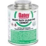 Oatey 30876 Heavy Duty Clear PVC Cement, 16oz