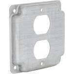 Raco 902C Exposed Work 4-3/16&quot; Square Duplex Receptacle Box Cover