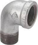 ProSource 6-11/2G Galv. Steel Street Ell, 1-1/2&quot;