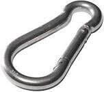 Baron Mfg 2450-9/32 Spring Snap Link, 9/32&quot; Zinc