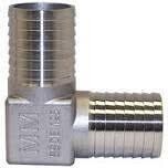 Merrill Mfg Stainless Steel Ell, 1-1/4&quot; Barb
