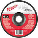 Milwaukee Hi-Speed Metal Grinding Disc, 6&quot;X1/4&quot;X7/8&quot;