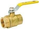 B&amp;K 107-821NL Brass Ball Valve, 1/4&quot;