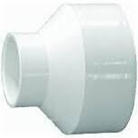 IPEX 193026 PVC DWV Reducer Coupler, 4&quot;X3&quot;