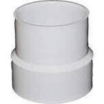 PVC Adaptor Coupler, 6&quot;X6&quot;, S&amp;D X Sch40