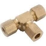 Anderson Metals 750064-08 Brass Compression Tee, 1/2&quot;