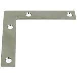 National Hardware N114-025 Corner Brace, 3-1/2&quot;X5/8&quot; Znc Pltd, 4Pk
