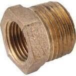 Anderson Metals 738110-1612 Brass Pipe Bushing, 1&quot;x3/4&quot;
