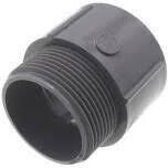 Carlon E943HR-CTN PVC Male Conduit Adaptor, 1-1/2&quot;