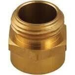 PlumbPak PP850-52 Brass Hose Adaptor, 3/4MGHX3/4FP