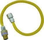 BrassCraft ProCoat CSSL54-30 Flexible Propane Appliance Connector, 3/8&quot;X28&quot;