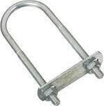 National Hardware N222-117 U-Bolt, 1/4&quot;X1-3/8&quot;X4&quot;