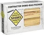 Nelson CSP56 Contractor Wooden Shims, 56Pk