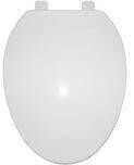 ProSource Q-019-WH Poly White Soft Close Elongated Toilet Seat