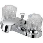 Boston Harbor F5120069CP Chrome Lavatory Faucet w/2 Acrylic Knobs, &amp; Pop-Up