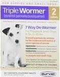 Durvet 011-17603 Triple Wormer for Puppy &amp; Small Dogs, 6-25Lbs