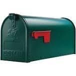 Gibraltar Elite Series E1100GAM Standard Green Mailbox
