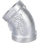 ProSource 4-1/2B Galv. Steel Pipe Ell, 1/2&quot; 45Deg