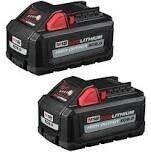 Milwaukee M18 RedLithium XC6.0 Batteries, 2Pk