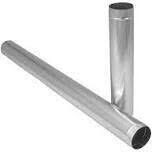 Imperial GV1097 Galv 28Ga Stove Pipe, 4&quot;X60&quot;