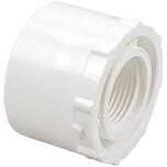 LASCO 438166BC PVC Reducer Bushing, 1-1/4&quot;X1/2&quot;, Spigot X FNPT