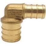 Apollo APXE1234 Brass Pex Reducing Ell, 1/2&quot;X3/4&quot;
