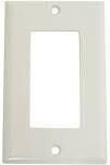 Eaton 2151W White Decorative 1-Gang Wall Plate
