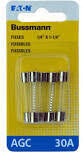 Bussman BP/AGC-30-RP Glass Tube Fuses, 30A, 5pk