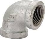 ProSource 2B-3/4X1/2G Galv. Steel Reducing Ell, 3/4&quot;X1/2&quot;