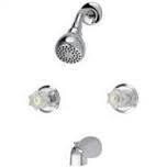 Boston Harbor GU-TQOB016CP Chrome Tub/Shower Faucet w/2 Acrylic Knobs