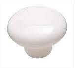 Amerock 217WHT White Ceramic Knob, 1-1/2"