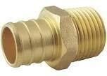 Apollo APXMA1234 Brass Pex Male Adaptor, 1/2&quot;X3/4&quot;MPT