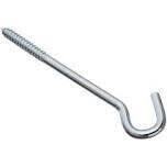 National Hardware N220-897 Screw Hook, 3/8&quot;X8&quot; Zinc 150Lb WLL