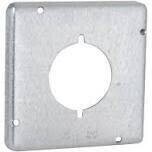Raco 878 Square Single Receptacle Cover for 2-9/64&quot; Stove/Dryer Receptacle in 4-11/16&quot; Box