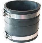 Fernco Coupler, 3&quot; Plastic Socket X 3&quot; Plastic Socket