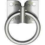 National Hardware N220-616 Hitch Ring w/Plate, Zinc  400Lb WLL