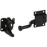 National Hardware N342-626 Automatic Gate Latch, Black