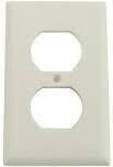 Eaton 2132W-BOX White 1G Duplex Thermoset Receptacle Cover