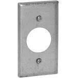 Raco 863 Handy Box Single Receptacle Cover w/1-13/32&quot; Hole